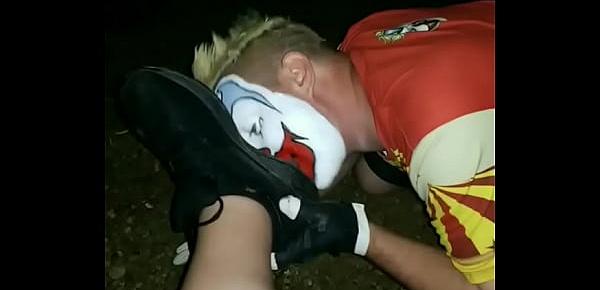  Clown Worshiping Size 12 Muddy Shoes